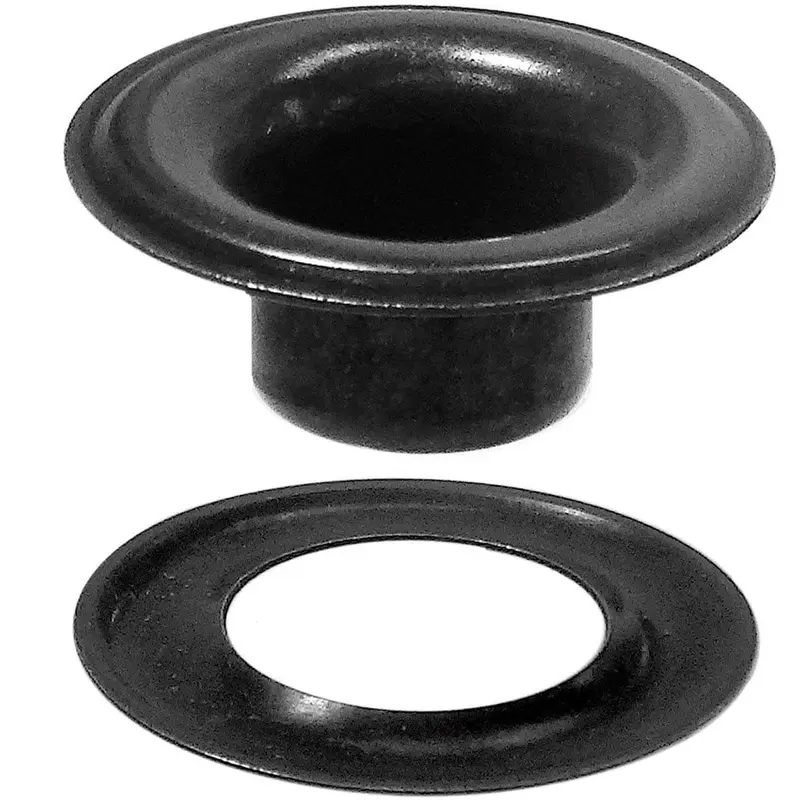 3/16" #00 Sheet Metal Grommets & Plain Washers - 144 SetsBrass
