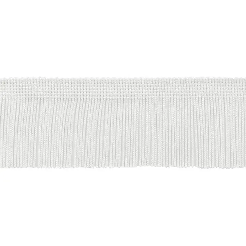 Chainette Fringe 6" - A01 White