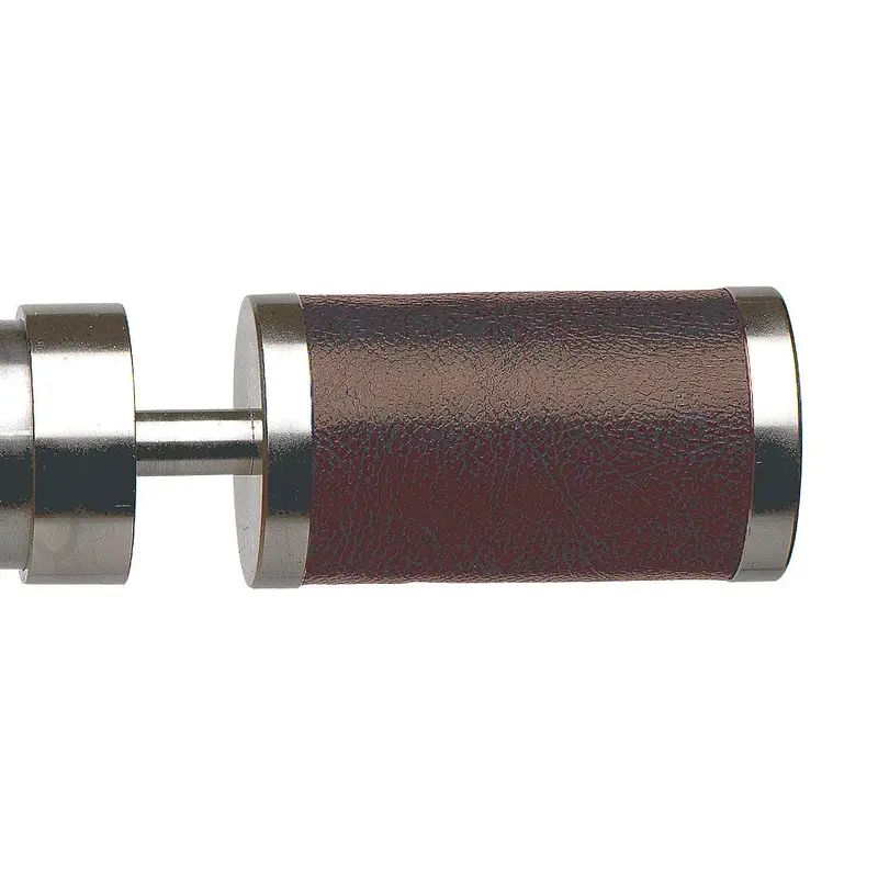 Forest Porto Leather Round Finial 1 3/16"