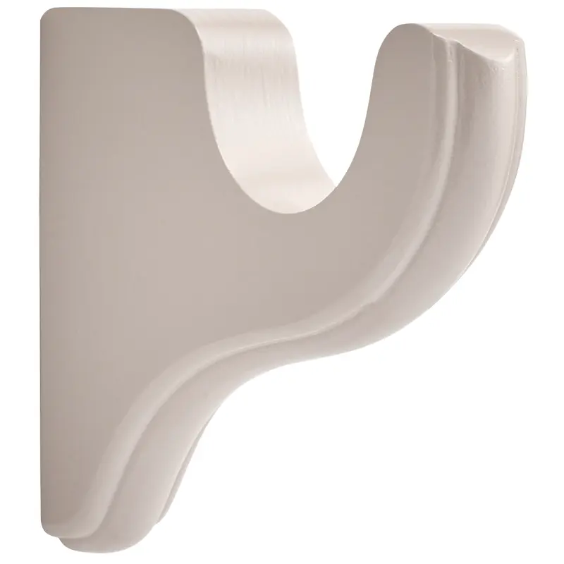 Kirsch 2" Wood Trends Wall Bracket 3-1/2" Return- Various ColorsBlack 059