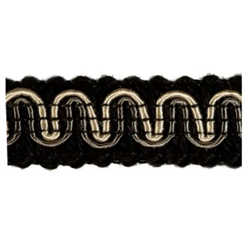Rayon Scroll Gimp - PR23 Tuxedo 36 Yards