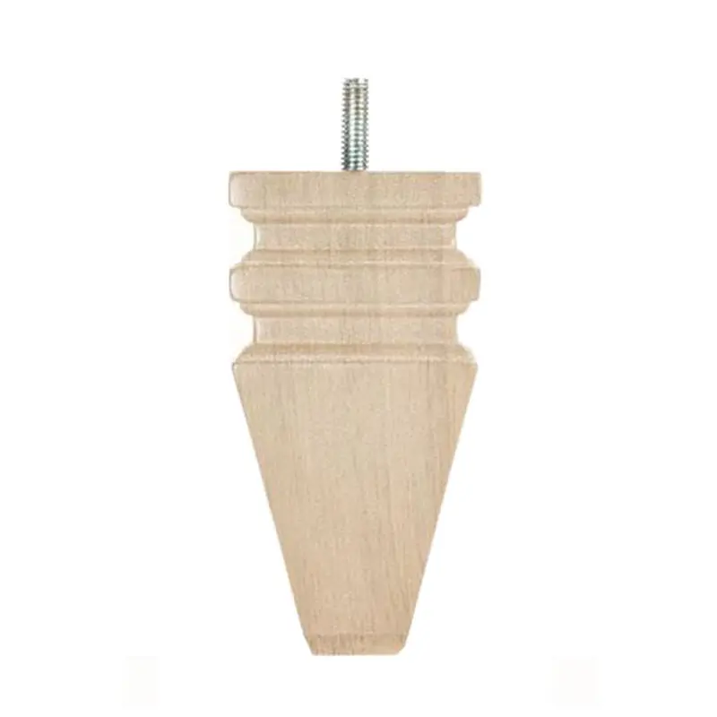 Square Leg Carved 5" x 2.5"-1" 36/case-B