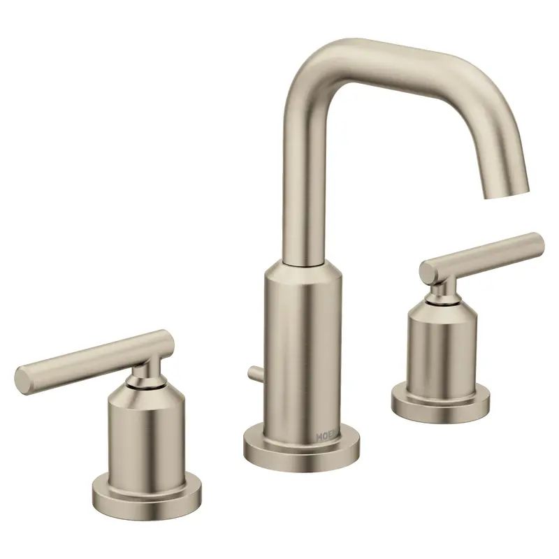 Gibson Chrome Two-Handle High Arc Bathroom FaucetChrome