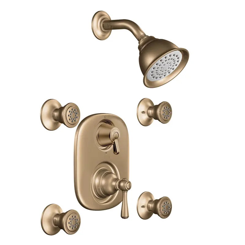 Kingsley Antique bronze Moentrol(R) vertical spaAntique Bronze