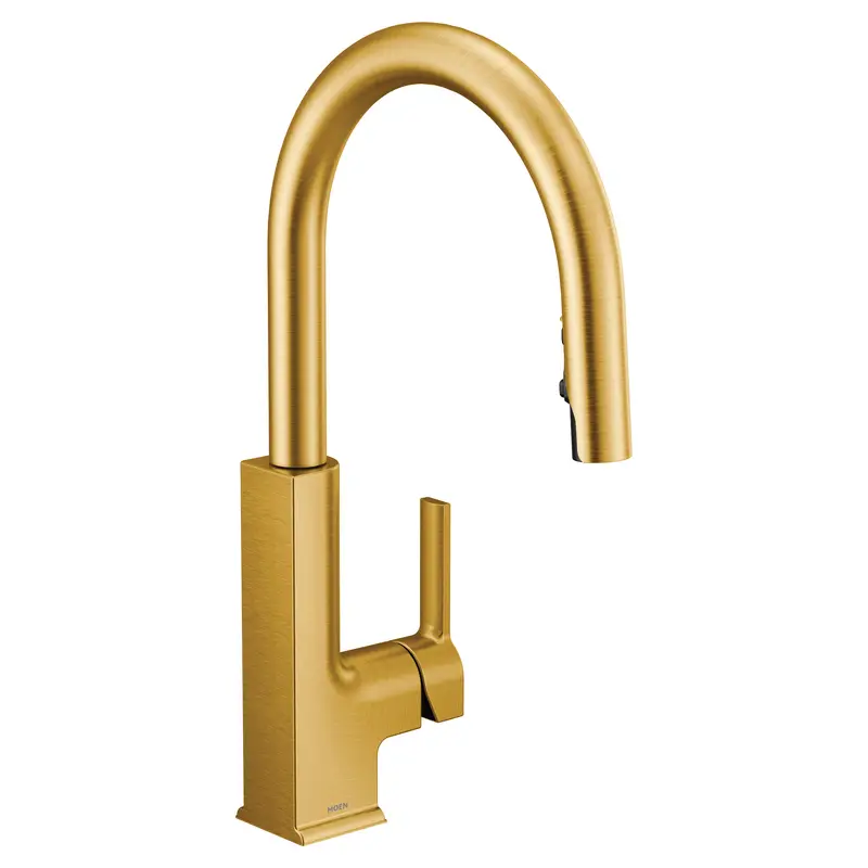 Sto One-Handle High Arc Pulldown Kitchen FaucetChrome