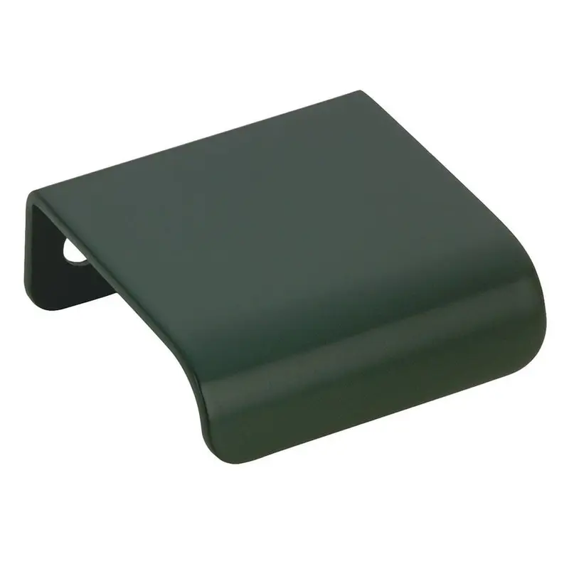 1 in. (25 mm) Center-to-Center Matte Black Contemporary Edge Pull1 in. / Black / 0.0560