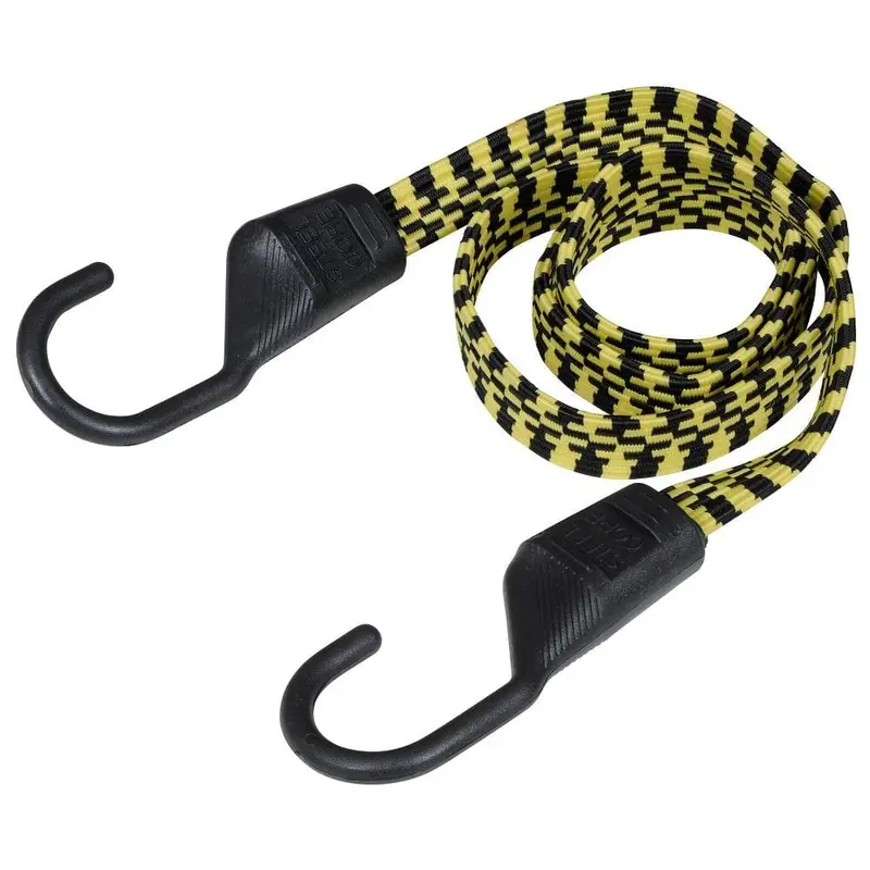 48 in. Flat Bungee Cord Ultra in Yellow and Black