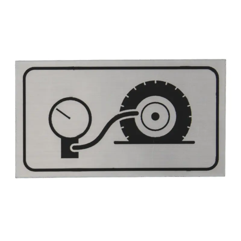 Air Compressor Hook-up Decal