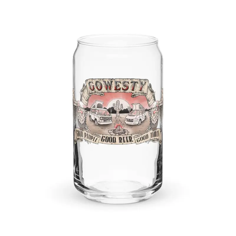 Desert Vulture Pint Glass16 oz