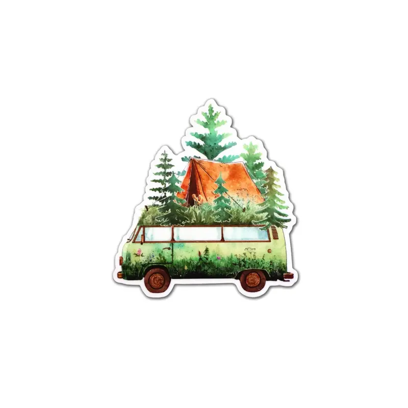 Spring Van Sticker