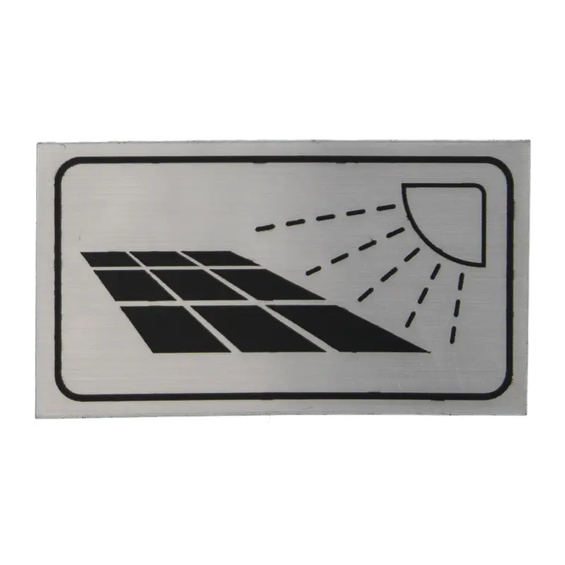 Solar Power Hook-up Decal