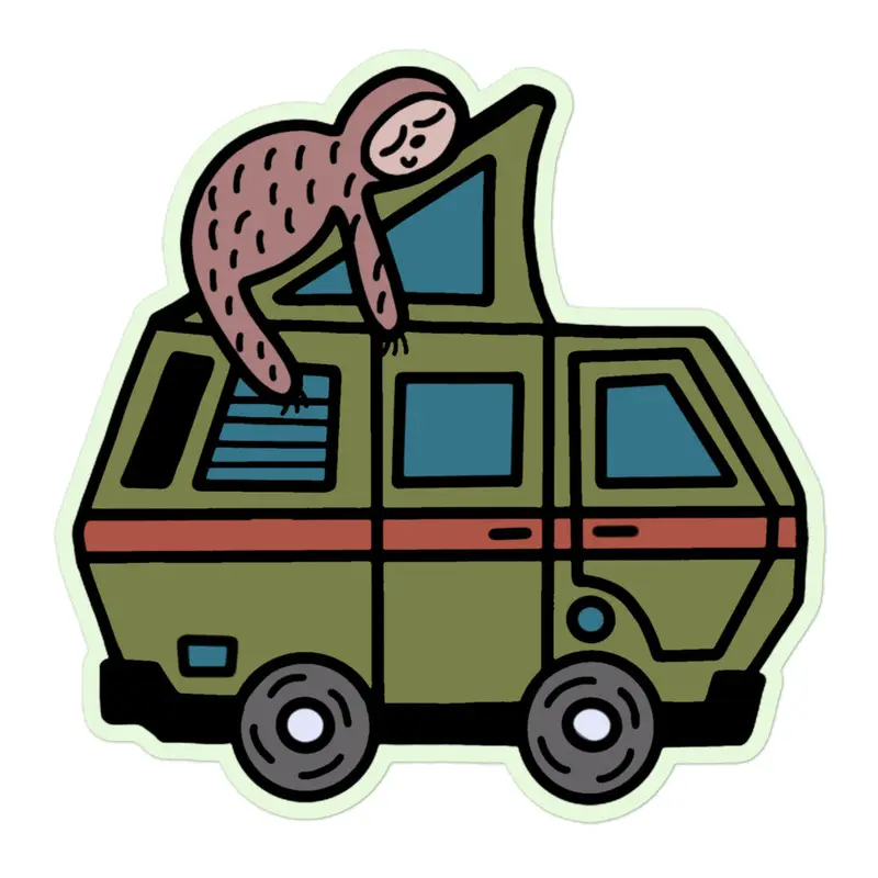 Stewie Sloth Sticker33