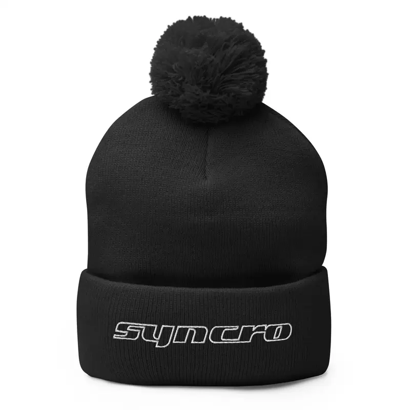 Syncro Script Pom-Pom BeanieBlack