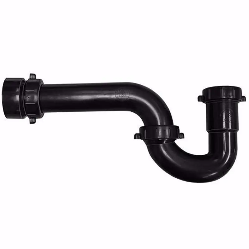 Jones Stephens Plastic Slip Joint P-Trap with Adapter1-1/2" Black