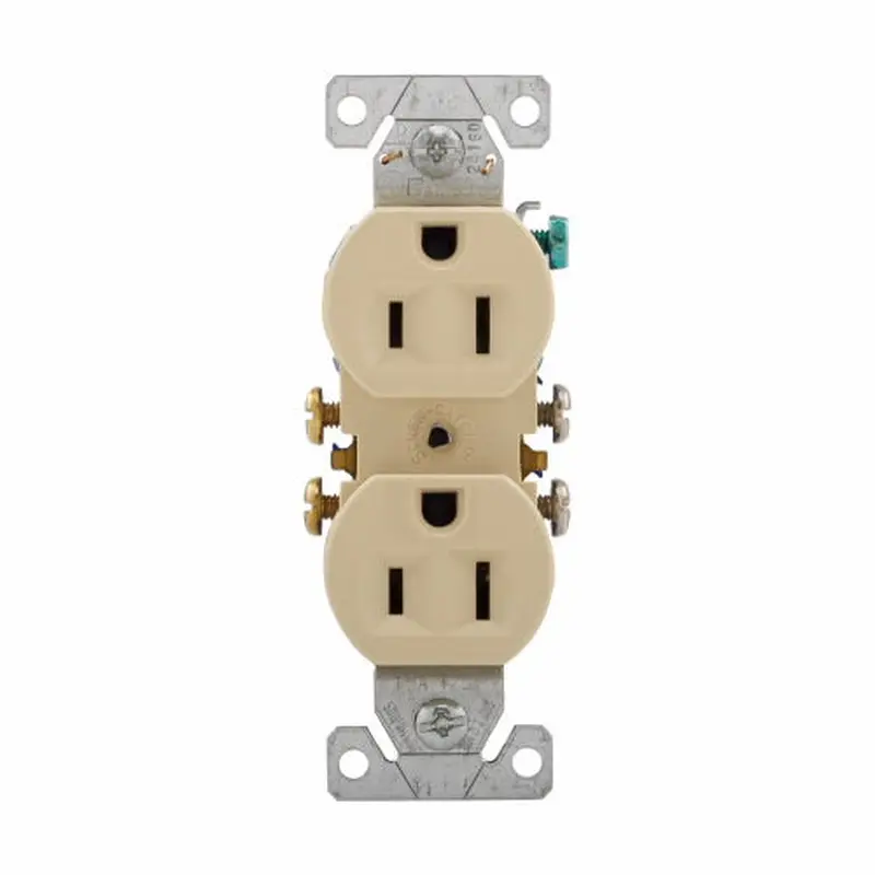Eaton Cooper Wiring Residential Grade Duplex Receptacle 15A, 125V IvoryIvory / 125V