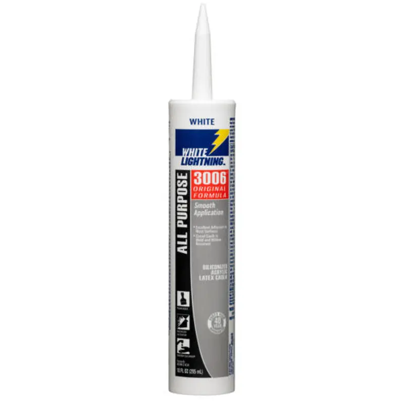 White Lightning All Purpose Adhesive Caulk10 Oz