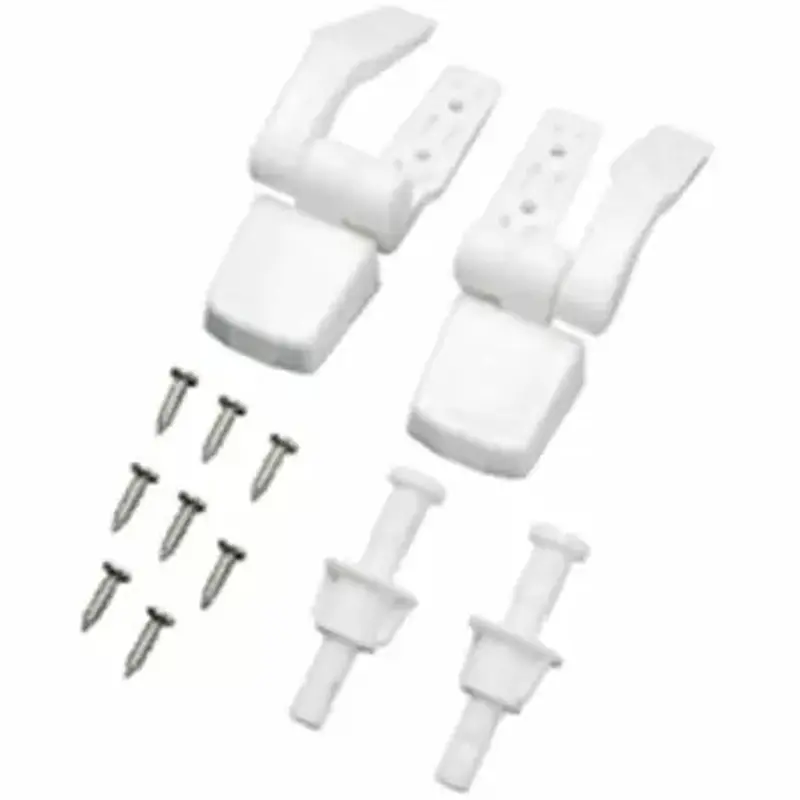 Plumb Pak Toilet Seat Components - Fit All Toilet Seat Hinge Straight 4"4"