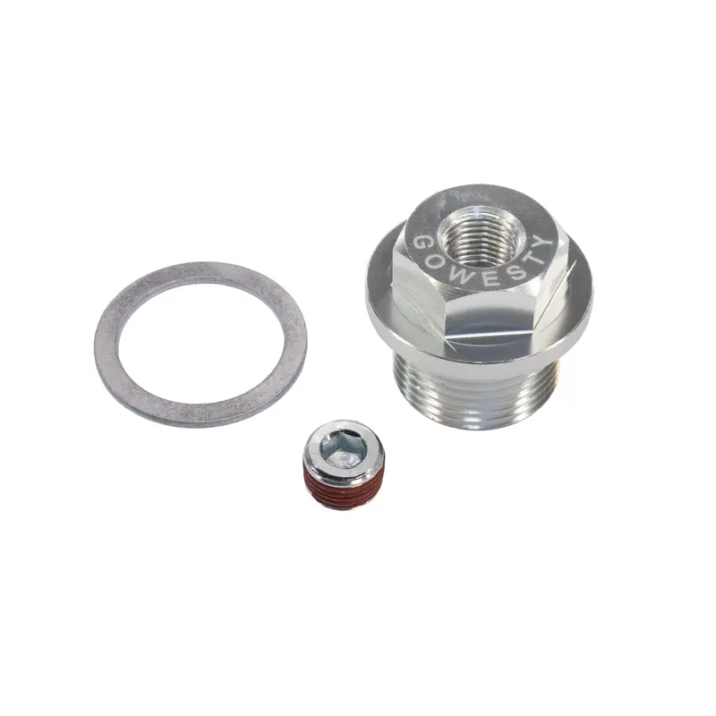 Oil Pressure Relief Plug with External Hex and Threaded Port