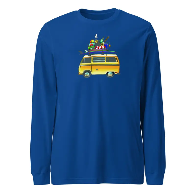 RAD Bus Long Sleeve T-ShirtBlack (Heather) / XS