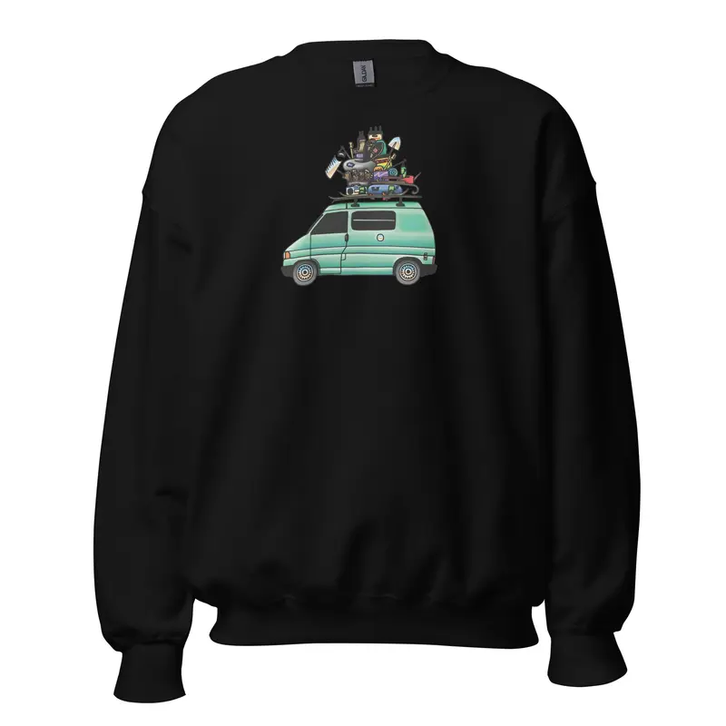 RAD Eurovan Unisex SweatshirtBlack / S