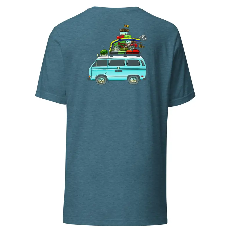 RAD Vanagon Back-Print T-ShirtAsphalt Gray / S