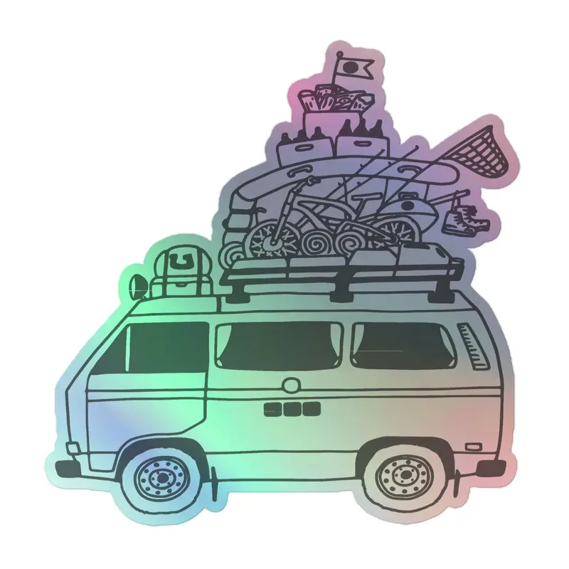 RAD Vanagon Holographic Sticker33