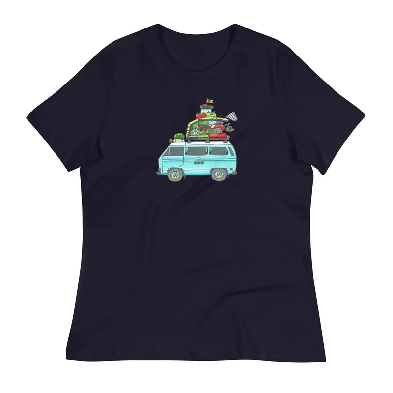 RAD Vanagon Women's Relaxed Fit T-ShirtNavy Blue / S