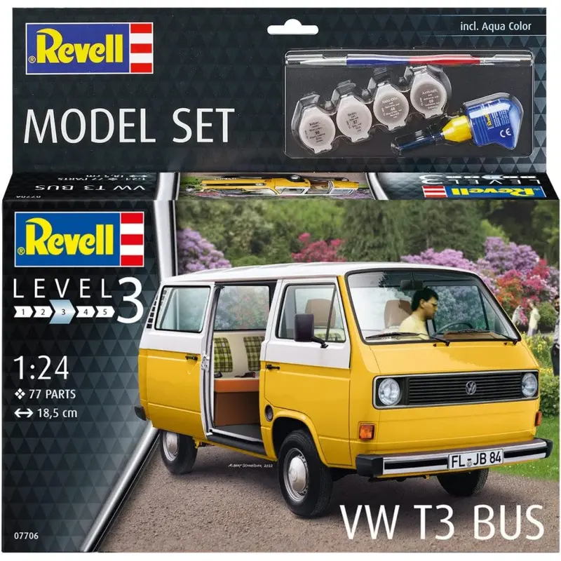 Revell Volkswagen T3 Vanagon Hard Top Model Van