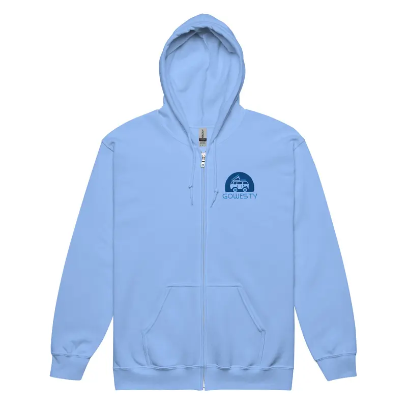 Rollyn GoWesty Logo Unisex HoodieCarolina Blue / S