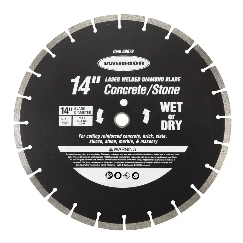 14 in. Segmented Wet/Dry Cut Diamond Blade