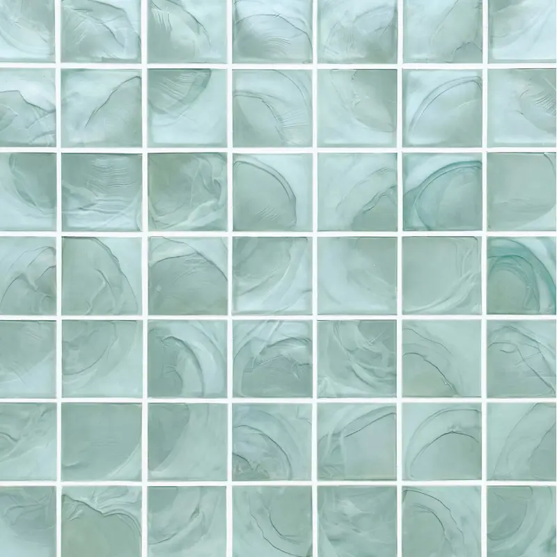 Antigua Square Hot Glass Mosaic/piece