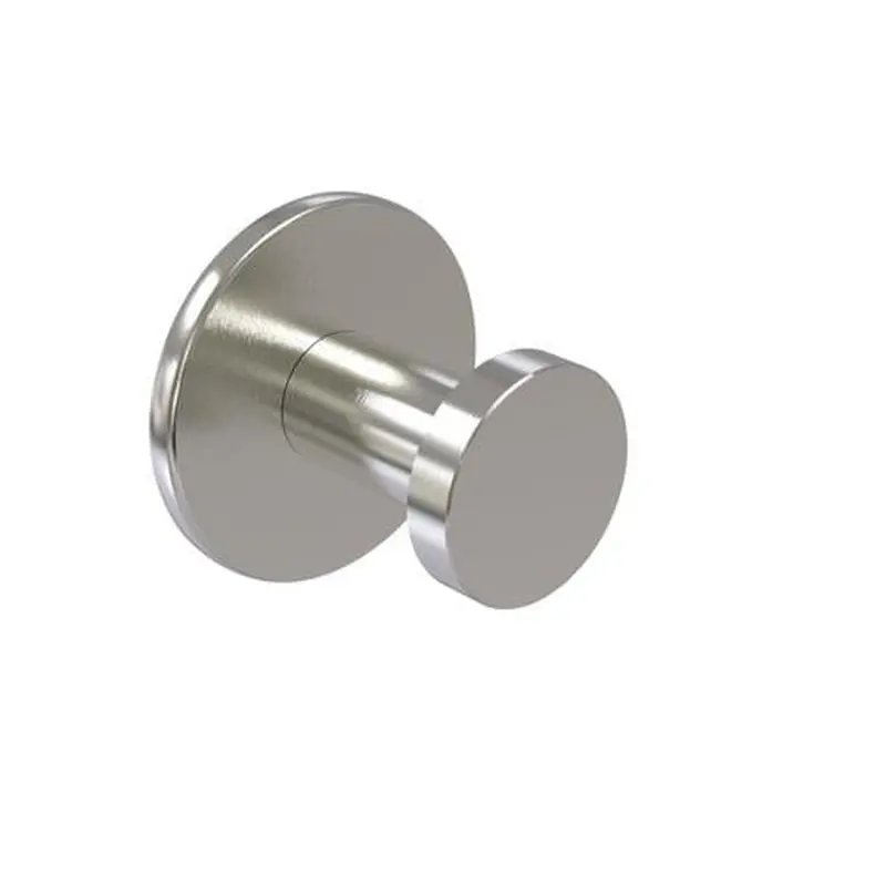 Allied Brass Fresno Single Hook Satin Nickel Towel Hook