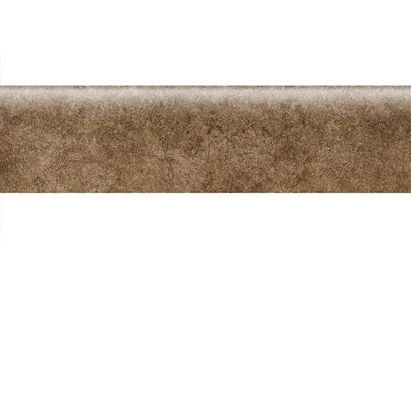 American Olean Castlegate Brown Porcelain Bullnose Tile (3-in x 12-in)Beige