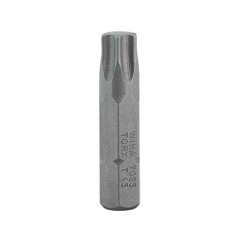 Wiha Torx Insert Bit 5/16 Drive T45 x 35mm Pack of 10 Bits