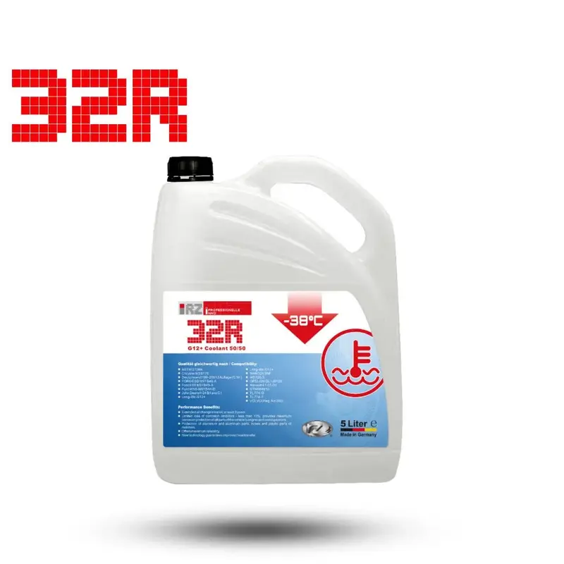 RZOil RZ32R G12  Red Radiator Coolant 50/50 5L