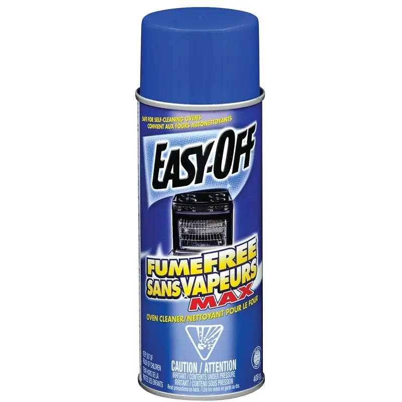 EASY-OFF 00394-CMC Oven Cleaner, 400 g Aerosol Can, Liquid, Lemon, White