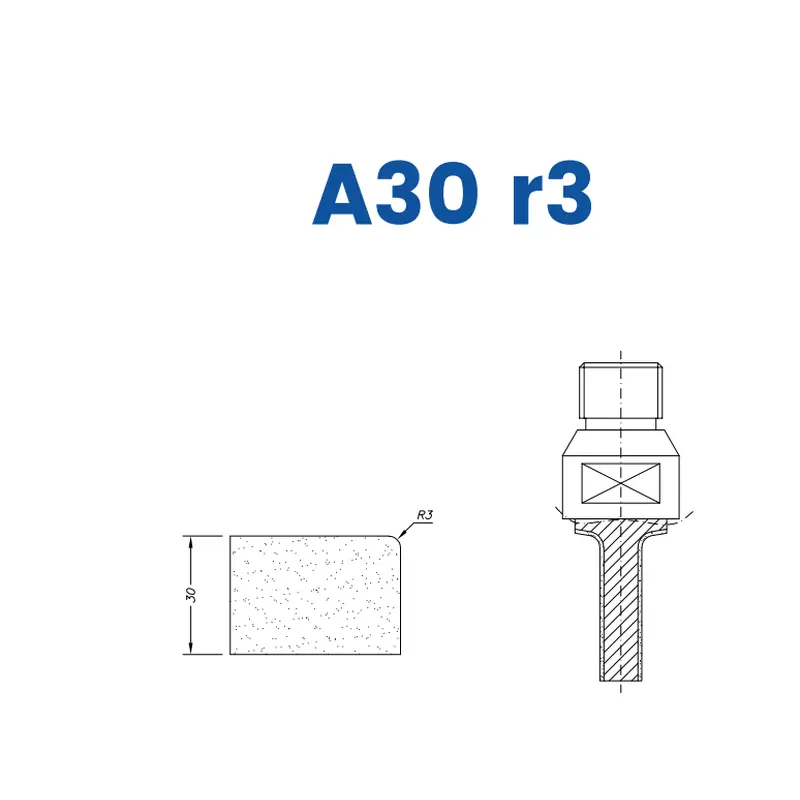 A30 r3 (30mm r3 Eased Edge)Standard Kit (All materials) / 0
