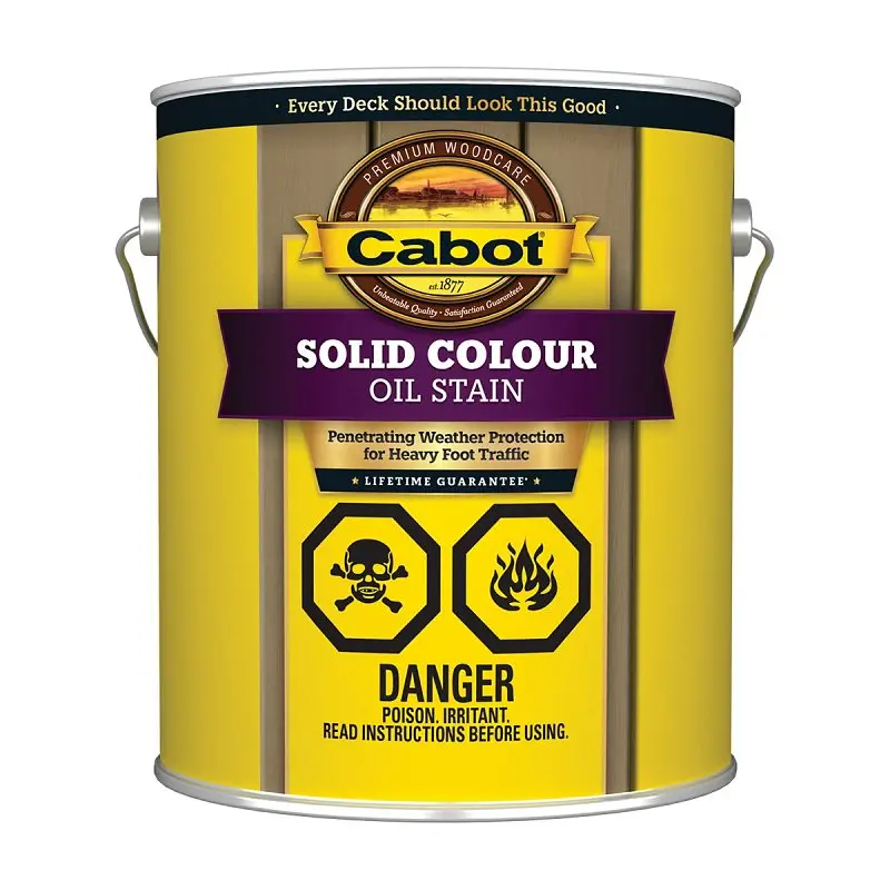 Cabot 7600 Series 7601C Deck Stain, White