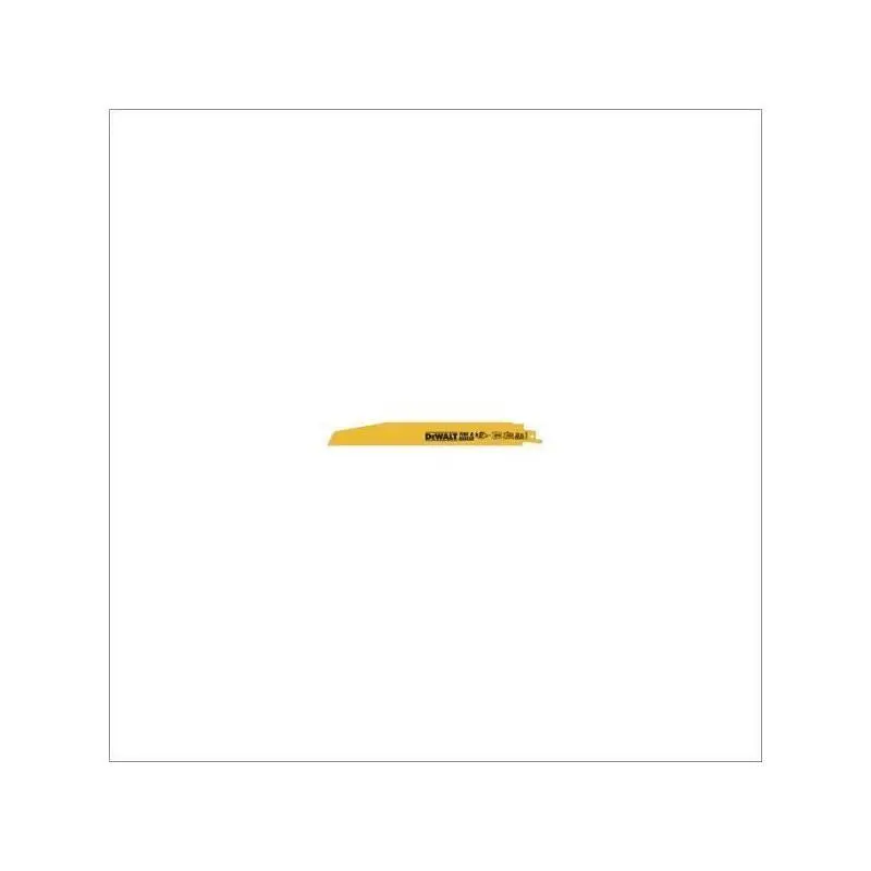 DW4864 6" 10 TPI Demolition Bi-Metal Reciprocating Saw Blade (5 pack)
