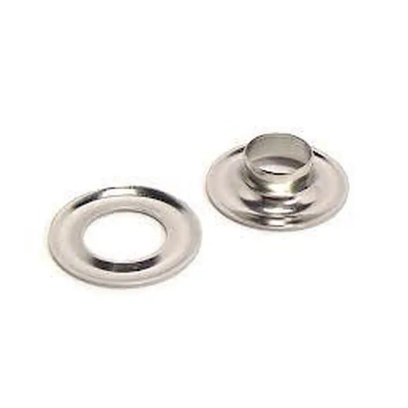C.S. Osborne #2 3/8" Stainless Steel Grommets With Plain Washers (144/box)