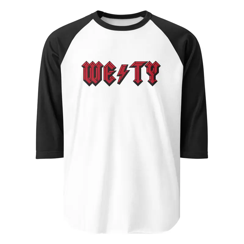 Westy High Voltage Raglan T-ShirtGray (Heather) / Red (Heather) / XS