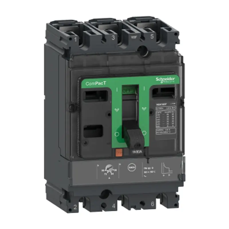 Circuit breaker compact NSX160F | 160A - 36kA at 415VAC - 3 poles 3D