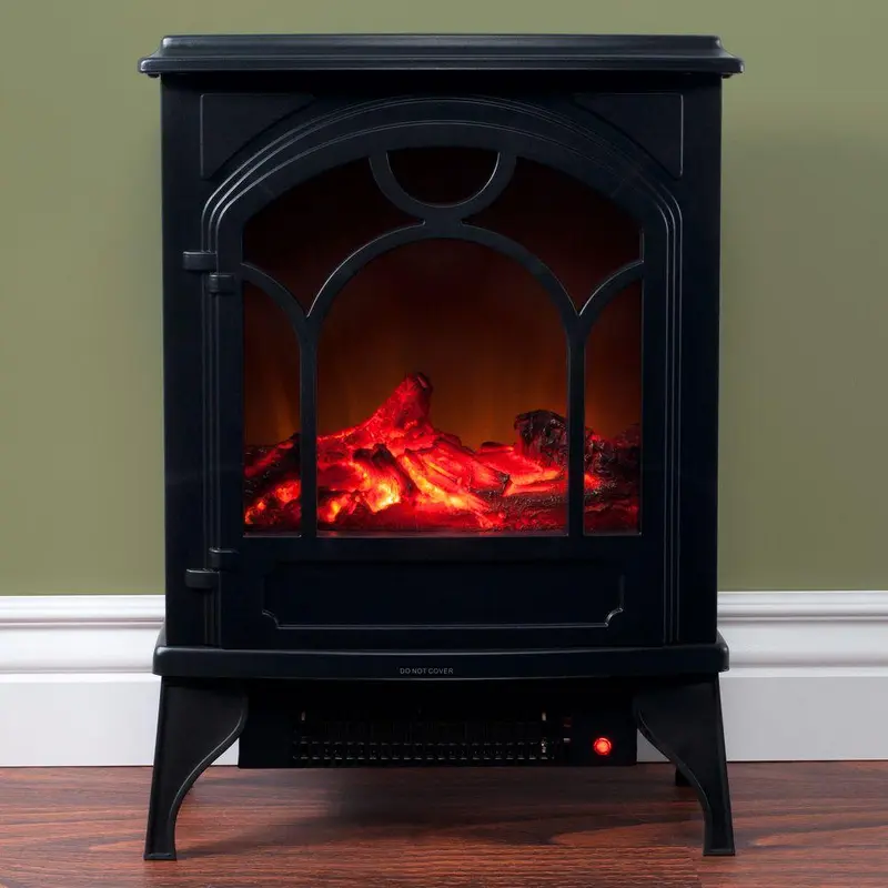 21.5 in. Freestanding Classic Electric Log Fireplace in Black25.2 / each