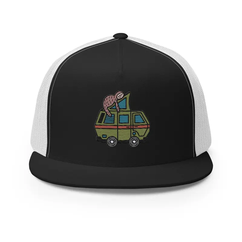 Stewie Sloth Trucker CapBlack / White