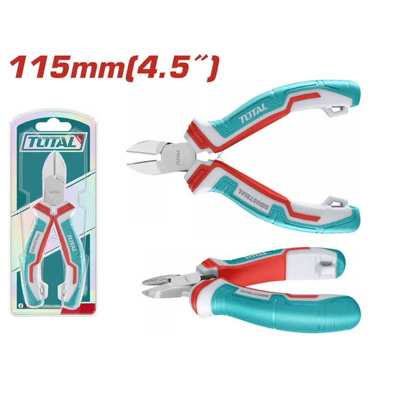 TOTAL MINI DIAGONAL CUTTING PLIER 115mm / 4.5" (THTMN356)