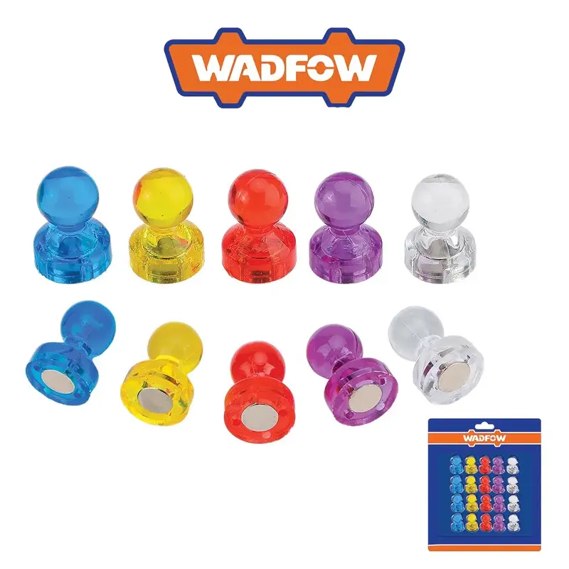 Wadfow Magnetic Pins Set 20 Colors