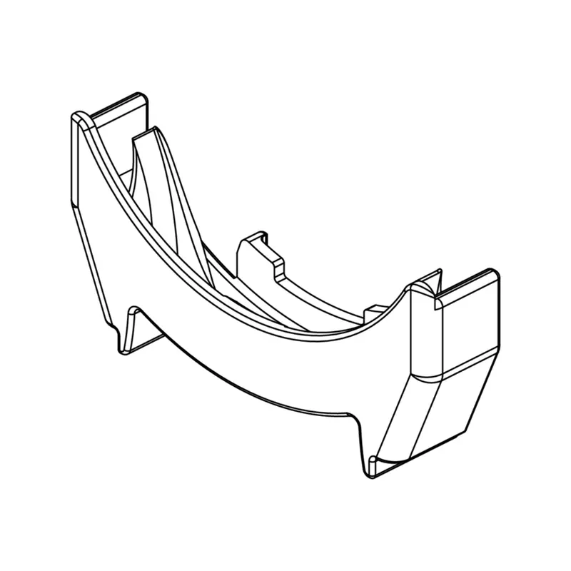 Chain Guide Adapter Box Bracket L Short White