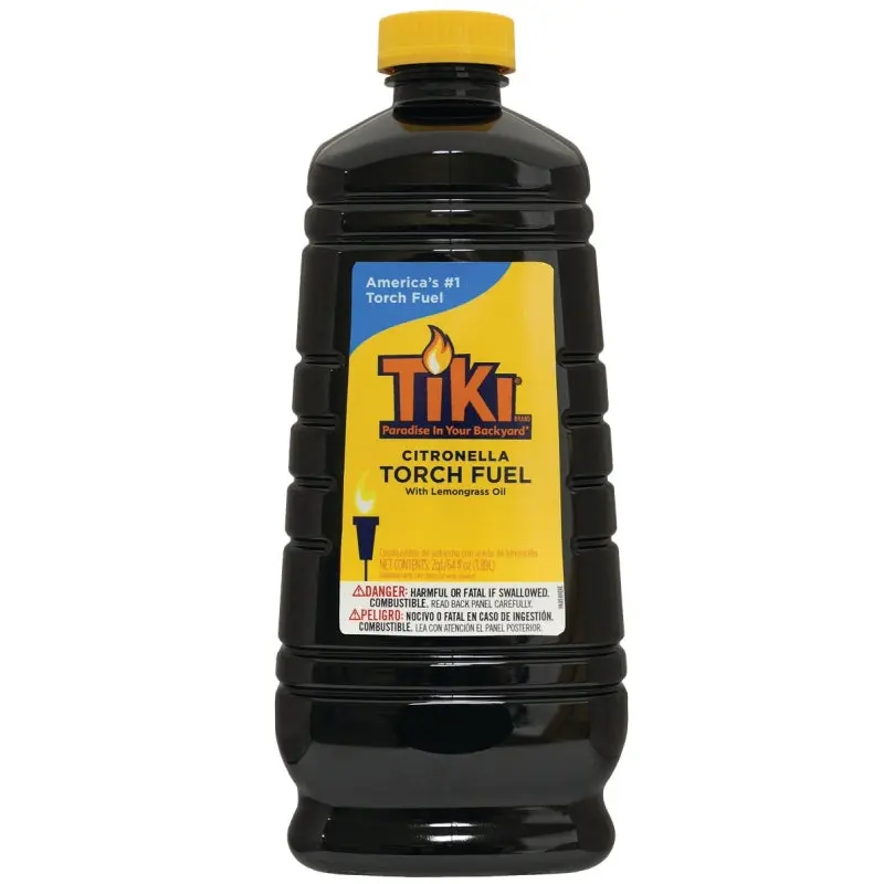 Tiki 1216153 Citronella Torch Fuel, Lemongrass, 64 oz, Bottle