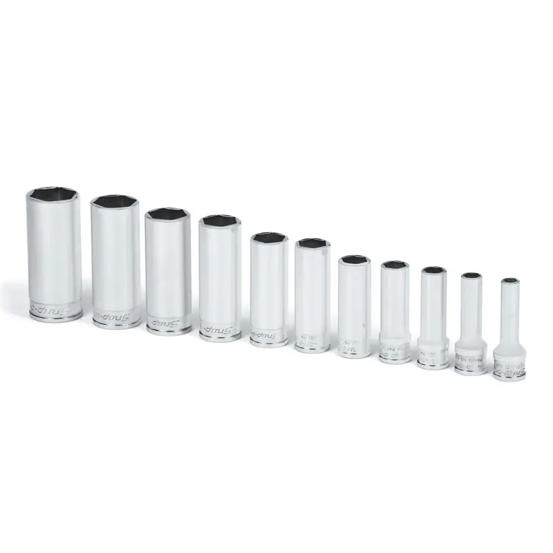 Snap-on 11 pc 3/8" SAE Deep Socket Set