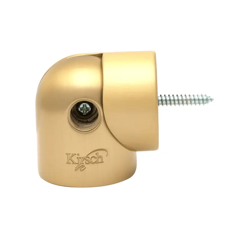 Kirsch 1-3/8" or 2" Designer Metals Swivel Socket - Various Colors1-3/8" / Brushed Bronze